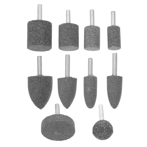 Amosfun 10 Stück Teiliges Set Braune Schleifköpfe in Zylindrischer und Konischer Form Langlebige Schleifsteine für Bohrer Vielseitig Einsetzbar für Heimwerker Mechaniker und Amosfun 10 Stück Teiliges Set Braune Schleifköpfe in Zylindrischer und Konischer Form Langlebige Schleifsteine für Bohrer Vielseitig Einsetzbar für Heimwerker Mechaniker und von Amosfun