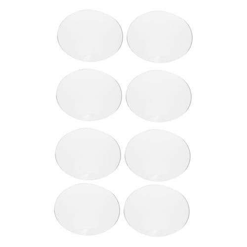 Amosfun 10 Stück Teiliges Transparente Uhrgläser aus Hochwertigem Glas für Labor und Schule Vielseitig als Verdunstungsschale Becherabdeckung und Träger für Chemische Experimente Geeignet von Amosfun