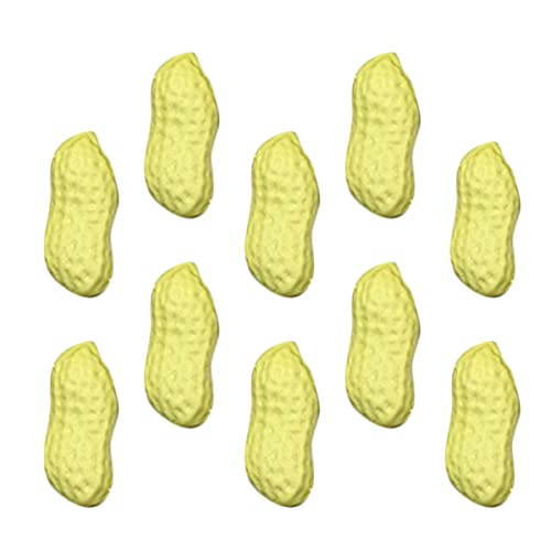 Amosfun Pädagogische Erdnuss-Requisite 10-teilige Simulations-erdnussmodelle Realistisches Trockenfruchtdekor Für Zuhause Tisch Fotografie von Amosfun