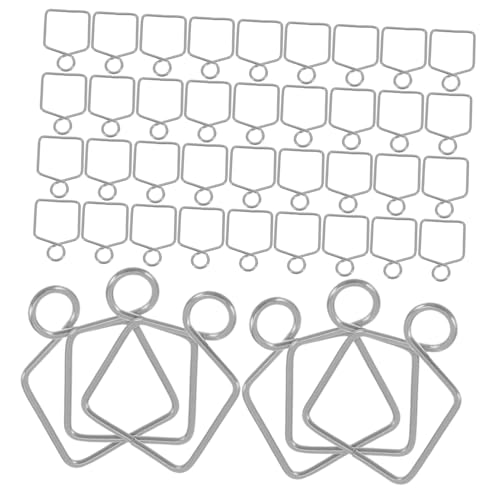 Amosfun 100 Stück Kristall Kronleuchter Befestigungsclips Lampenverbinder für Diy Beleuchtungsprojekte Ample Supply für Kreative Designs und Großflächige Installationen von Amosfun