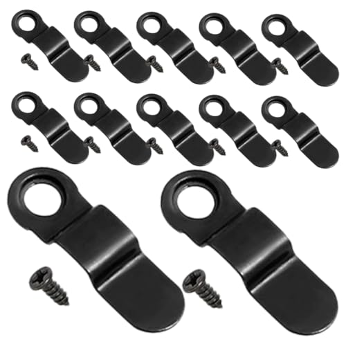 Amosfun 100 Stück Schwarze Foto Rahmen Rückwand Clips Stabilem Drehbare Bildhalter für Wanddekoration und Bastelarbeiten Korrosionsbeständig und Langlebig für Kleine Bilderrahmen Amosfun 100 Stück Schwarze Foto Rahmen Rückwand Clips Stabilem Drehbare Bildhalter für Wanddekoration und Bastelarbeiten Korrosionsbeständig und Langlebig für Kleine Bilderrahmen von Amosfun