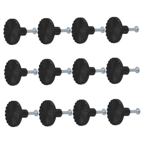 Amosfun 12 Stück Retro -Hardwaregriffe Vintage -Schrankknöpfe Küchenknöpfe Griffe für Küchenschränke schrankknöpfe vintage schranksgriffe Küchentürknöpfe Zinklegierung Schwarz Amosfun 12 Stück Retro -Hardwaregriffe Vintage -Schrankknöpfe Küchenknöpfe Griffe für Küchenschränke schrankknöpfe vintage schranksgriffe Küchentürknöpfe Zinklegierung Schwarz von Amosfun