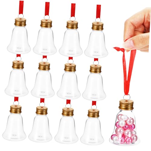 Amosfun 12 Stück Teiliges Transparente Kunststoff Weihnachtskugel Ornamente zum Befüllen Glockenform Vielseitige Deko für Weihnachtsbaum Party und Festtage Leicht und Detailreich Gestaltet Amosfun 12 Stück Teiliges Transparente Kunststoff Weihnachtskugel Ornamente zum Befüllen Glockenform Vielseitige Deko für Weihnachtsbaum Party und Festtage Leicht und Detailreich Gestaltet von Amosfun
