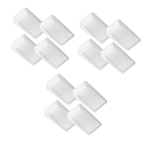 Amosfun 12 Stück Teiliges Transparente Möbelkeile aus Biegsamem mit Rutschfester Oberfläche Keilförmige Ausgleichskeile für Tisch Bett und Schrank Stabilisieren und Nivellieren Unebene Amosfun 12 Stück Teiliges Transparente Möbelkeile aus Biegsamem mit Rutschfester Oberfläche Keilförmige Ausgleichskeile für Tisch Bett und Schrank Stabilisieren und Nivellieren Unebene von Amosfun