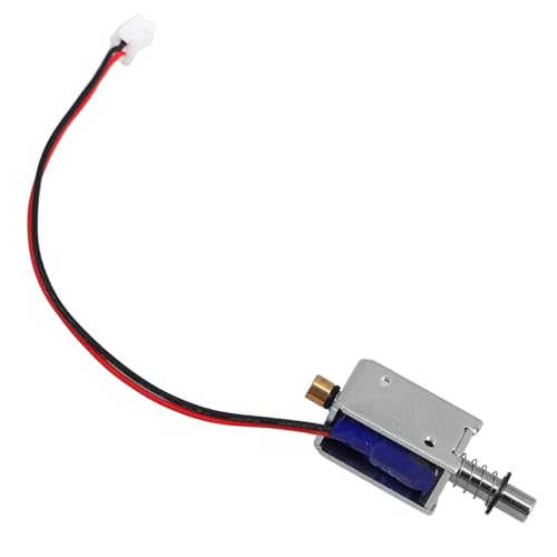 Amosfun 12V Magnet Elektromagnet Push Pull Linearmagnet für Automatisierungssteuerung Stabil und Langlebig Geringer Stromverbrauch Einfache Installation und Nutzung von Amosfun
