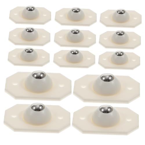 Amosfun 16 Stück Teiliges Selbstklebende Mini universalrollen für Aufbewahrungsboxen Stabile Glatte Kleberollen für Einfaches Bewegen Flachen Oberflächen Geeignet für Verschiedene von Amosfun