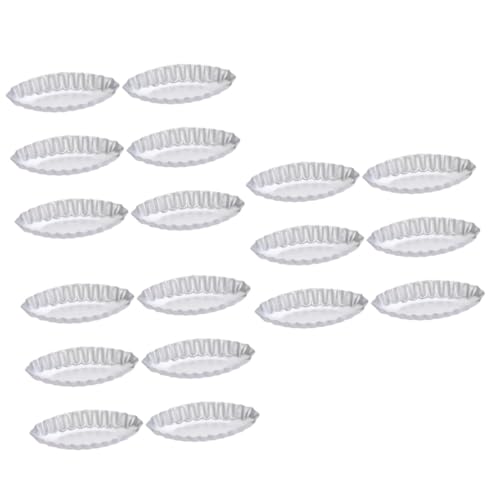 Amosfun 18 Stk Backform Kuchenform umkreisen Mini-Tortenformen zum Backen Bootsform Schalenform tepaniakygrill platte kochplatte Backgeschirr für zu Hause Blech Aluminiumlegierung Silver Amosfun 18 Stk Backform Kuchenform umkreisen Mini-Tortenformen zum Backen Bootsform Schalenform tepaniakygrill platte kochplatte Backgeschirr für zu Hause Blech Aluminiumlegierung Silver von Amosfun