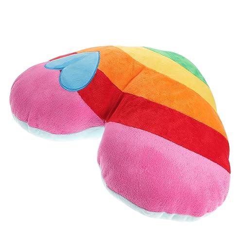 Amosfun 1PC Regenbogen Herzförmiges üschkissen Kuscheliges Herz Kissen Für Sofa Und Schlafzimmer Kreatives Für Zuhause Auto Und Besondere Anlässe Herzkissen Amosfun 1PC Regenbogen Herzförmiges üschkissen Kuscheliges Herz Kissen Für Sofa Und Schlafzimmer Kreatives Für Zuhause Auto Und Besondere Anlässe Herzkissen von Amosfun