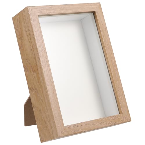 Amosfun 1Stk 3D Hohler Fotorahmen Aus Holz, Kreativer Pflanzenprobenhalter, Bilderrahmen Schattenbox FüR Schlafzimmer, Wohnzimmer, Esszimmer Dekoration, 6 Zoll (10.1 * 15.2cm) 原木色 Amosfun 1Stk 3D Hohler Fotorahmen Aus Holz, Kreativer Pflanzenprobenhalter, Bilderrahmen Schattenbox FüR Schlafzimmer, Wohnzimmer, Esszimmer Dekoration, 6 Zoll (10.1 * 15.2cm) 原木色 von Amosfun