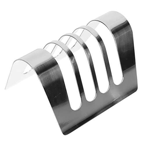 Amosfun 1stk Brotregal Lunchpaket Mit Kordelzug Kühlregal Für Geschnittenen Toast Hausversorgung Brot Servierhalter Toastständer Utensilienablage Grilltablett Silver Rostfreier Stahl von Amosfun
