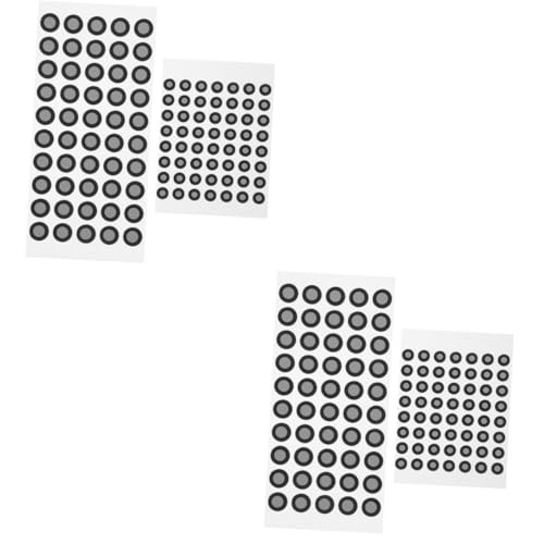 Amosfun 2 Sätze Lasermarkierungspunkt Punkte Scan Aufkleber Reflektierender Marker Reflektierende Markierungen Reflektierender Markierungspunkt Punktmarkierungen Tinte 106 Stück * 2 von Amosfun
