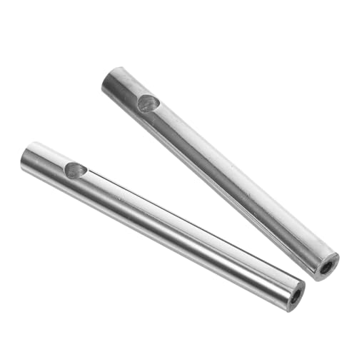 Amosfun 2 Sätze Railing Connector für Weinregal Metallspindeln für Möbel Innenraumschienen Durchgehende Langlebige Möbelzubehörteile von Amosfun