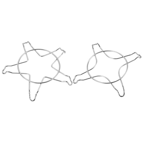 Amosfun 2 Sätze Teiliges Gasherd Rutsch Gestell Hitzebeständiger Herdtopf Ständer Stabiler Topfhalter Für Kleine Milch Und Kochpfannen Küchenzubehör Für Sicheren Halt 2 Stücke * 2 von Amosfun