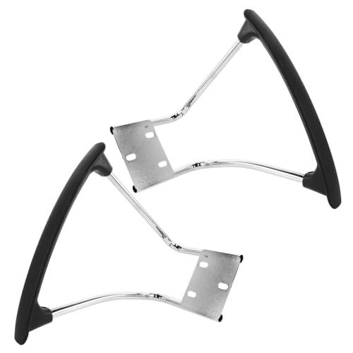 Amosfun 2 Stück Armlehne Für Bürostühle Stuhl Armlehnenkissen Aufrechte Klammer Ersatzteile Büroraum Armlehne Büros Stuhl Armlehre Halterung Armlehne -Halterung Stühle Arm Rostfreier Stahl von Amosfun