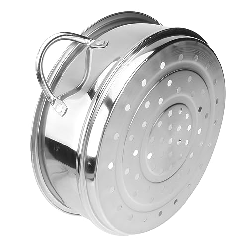 Amosfun 2 Stück Dämpfeinsatz aus mit Doppeltem Griff Energiesparend Gleichmäßige Dampflöcher Steamer Gitter für Gedämpfte Brötchen und Gemüse für Küche und Restaurant Amosfun 2 Stück Dämpfeinsatz aus mit Doppeltem Griff Energiesparend Gleichmäßige Dampflöcher Steamer Gitter für Gedämpfte Brötchen und Gemüse für Küche und Restaurant von Amosfun