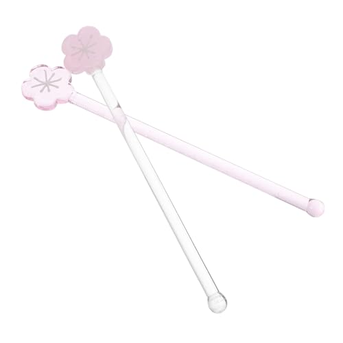 Amosfun 2 Stück Glas-rührstäbe Stern Rosa Wiederverwendbare Cocktail-sticks mit Langem Griff für Saft Kaffee Milchtee und Getränke Stilvolles Design für Tiefes Rühren Amosfun 2 Stück Glas-rührstäbe Stern Rosa Wiederverwendbare Cocktail-sticks mit Langem Griff für Saft Kaffee Milchtee und Getränke Stilvolles Design für Tiefes Rühren von Amosfun