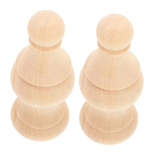 Amosfun 2 Stück Holzsäulenabschlüsse aus Massivem Holz Dekorative Romanische Finials für Gardinenstangen Betthimmel und Fahnenmast Naturbelassen für DIY Heimdekoration Amosfun 2 Stück Holzsäulenabschlüsse aus Massivem Holz Dekorative Romanische Finials für Gardinenstangen Betthimmel und Fahnenmast Naturbelassen für DIY Heimdekoration von Amosfun