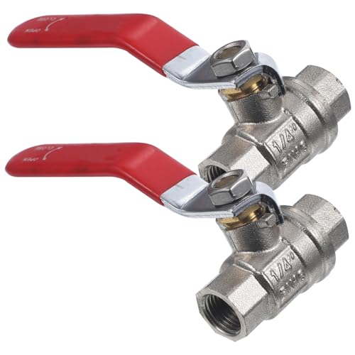 Amosfun 2 Stück Kugelhahn Schnellverbinder für Bewässerungssysteme Messing Einfache Installation Ergonomisches Design Kompatibel mit Wasserfiltern Amosfun 2 Stück Kugelhahn Schnellverbinder für Bewässerungssysteme Messing Einfache Installation Ergonomisches Design Kompatibel mit Wasserfiltern von Amosfun