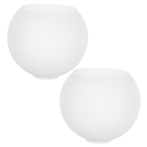Amosfun 2 Stück Lampenschirm Aus Glas Tischlampe Mit Glaslampenschirm Kugellichtabdeckung Vintage Lampenschirm Laterne Lampenschatten Für Industrieglas Leuchtkugeln Weiß Amosfun 2 Stück Lampenschirm Aus Glas Tischlampe Mit Glaslampenschirm Kugellichtabdeckung Vintage Lampenschirm Laterne Lampenschatten Für Industrieglas Leuchtkugeln Weiß von Amosfun