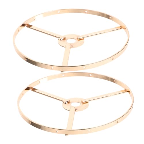 Amosfun 2 Stück Lampenschirmhalter aus Robustem Runde Lampenschirmrahmen für DIY Hängelampen und Tischlampen Stabile Lampenschirmhalterung für Individuelle Lichtgestaltung und von Amosfun