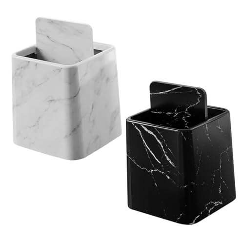 Amosfun 2 Stück Mülleimer mit Schwingdeckel Kleine Tischabfalleimer Marmoroptik Eleganter Abfallbehälter für Küche Bad Büro Wohnzimmer Praktischer Papierkorb mit Deckel Amosfun 2 Stück Mülleimer mit Schwingdeckel Kleine Tischabfalleimer Marmoroptik Eleganter Abfallbehälter für Küche Bad Büro Wohnzimmer Praktischer Papierkorb mit Deckel von Amosfun