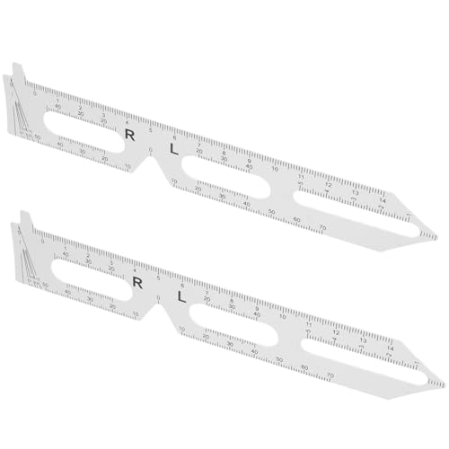Amosfun 2 Stück Pupillendistanzmesser Leichtes Präzises Messlineal für Augenabstand Professionelles Einfach zu Bedienendes Augenpflege werkzeug für Optiker und Brillenanpassung im Amosfun 2 Stück Pupillendistanzmesser Leichtes Präzises Messlineal für Augenabstand Professionelles Einfach zu Bedienendes Augenpflege werkzeug für Optiker und Brillenanpassung im von Amosfun