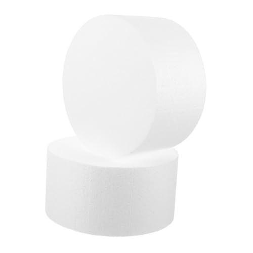 Amosfun 2 Stück Runde Schaumstoff Kuchenmodelle Leichtes Realistisches Übungswerkzeug für Tortendekoration für Anfänger und Hobbybäcker Tragbar für Diy Back und Bastelbedarf Amosfun 2 Stück Runde Schaumstoff Kuchenmodelle Leichtes Realistisches Übungswerkzeug für Tortendekoration für Anfänger und Hobbybäcker Tragbar für Diy Back und Bastelbedarf von Amosfun