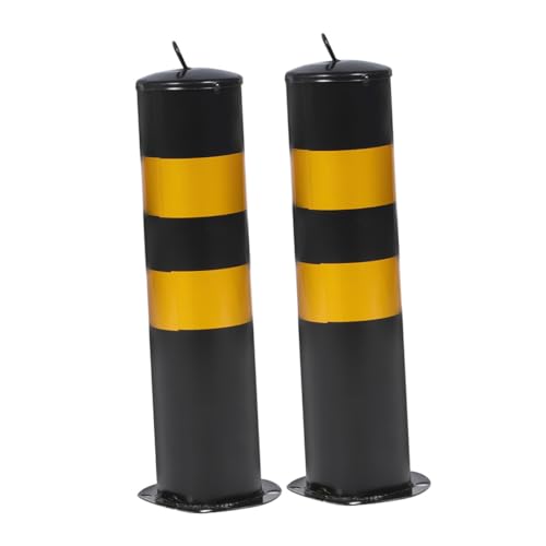 Amosfun 2 Stück Sicherheits poller aus Edelstahl Robuste Parkplatzsperre mit Reflektierendem Gelb schwarzem Muster Wetterfeste Absperrpfosten für Einfahrten Straßen Gehwegschutz Amosfun 2 Stück Sicherheits poller aus Edelstahl Robuste Parkplatzsperre mit Reflektierendem Gelb schwarzem Muster Wetterfeste Absperrpfosten für Einfahrten Straßen Gehwegschutz von Amosfun