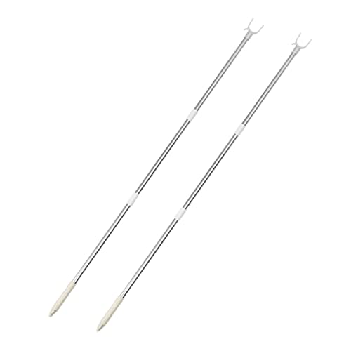 Amosfun 2 Stück Teilig Verstellbare Wäschespinne aus Aluminiumlegierung und Edelstahl Splicierbare Wäscheleine Teleskop Kleiderstange Robust Leicht für Haushalt Wäschetrockner Amosfun 2 Stück Teilig Verstellbare Wäschespinne aus Aluminiumlegierung und Edelstahl Splicierbare Wäscheleine Teleskop Kleiderstange Robust Leicht für Haushalt Wäschetrockner von Amosfun