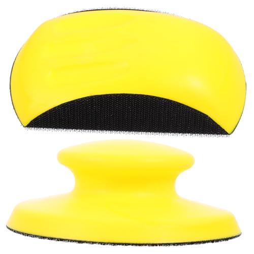 Amosfun 2 Stück Teiliges Manuelle Schleifscheiben Pu-schaum Selbstklebend Hand-schleifblock mit Mausform für Polieren Vielseitig für Holz Auto und Möbelrestauration Geeignet von Amosfun