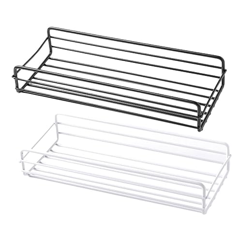 Amosfun 2 Stück Teiliges Wandregal Badezimmer Ablage Rack Multifunktionales Aufbewahrungsregal für Seife Duschgel Flaschen und Platzsparend von Amosfun