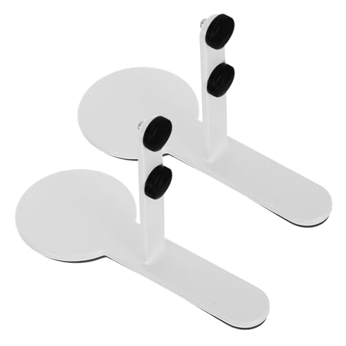 Amosfun 2 Stück Tischhalter für Lochwand Stabile Halterung zur Einfachen Montage Kompatibel Platzsparend für Desktop-organisation Langlebig und Robust für Arbeitsbereiche von Amosfun