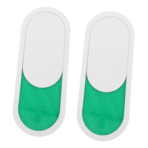 Amosfun 2 Stück Toilettenschild rot-grüner Schieberegler Privatsphäre des Türknopfs Türschild zum Aufhängen im Büro Desktop -Status -Schieberschild selbstklebendes Hinweisschild Acryl Weiß von Amosfun