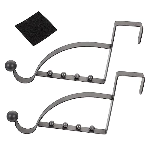 Amosfun 2 Stück Türhaken Großer Kleiderhaken für Handtücher über Tür Haken aus Robustem Bohrfreie Montage Stilvolles Design Amosfun 2 Stück Türhaken Großer Kleiderhaken für Handtücher über Tür Haken aus Robustem Bohrfreie Montage Stilvolles Design von Amosfun