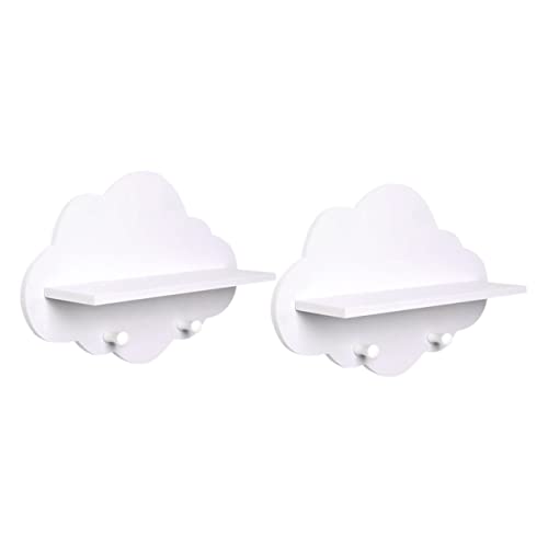 Amosfun 2 Stück Wandregal Wolkenform Bohrfreies Badezimmer Regal zur Aufbewahrung und Wandregal für Bad und Küche Einfache Montage ohne Bohren für Zahnbürsten Tassen und Toilettenartikel Amosfun 2 Stück Wandregal Wolkenform Bohrfreies Badezimmer Regal zur Aufbewahrung und Wandregal für Bad und Küche Einfache Montage ohne Bohren für Zahnbürsten Tassen und Toilettenartikel von Amosfun