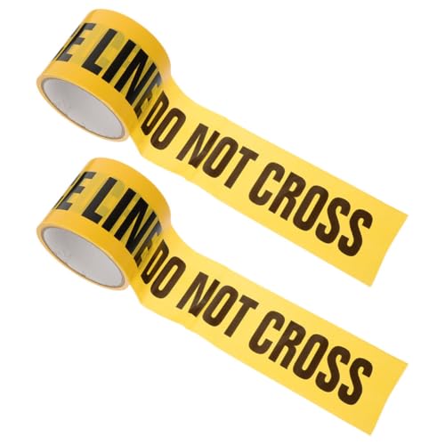 Amosfun 2 Stück Warnband Party Vorsicht Ereignis Tatortband Schwarzes Band Szene Verbrechen für nicht Gefahr Warnung Gelb Polizeiband Sicherheitsband PVC Yellow Amosfun 2 Stück Warnband Party Vorsicht Ereignis Tatortband Schwarzes Band Szene Verbrechen für nicht Gefahr Warnung Gelb Polizeiband Sicherheitsband PVC Yellow von Amosfun