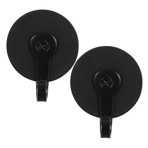 Amosfun 2 Stücke Magnetischer Haken Metall -türkranzmagnete Kranzhalter Für Die Haustür Metallmagnethügel Weihnachtskranzmagnet Magnetische Gebrauchshaken Urlaub Türhänger Schwarz Eisen von Amosfun