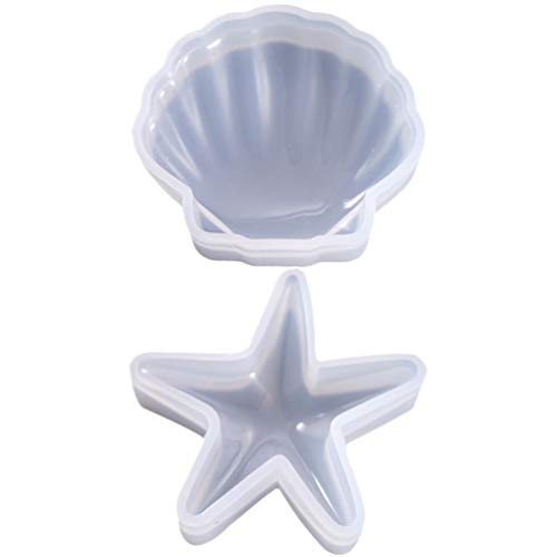 Amosfun 2 Stücke Maritime Silikonform 3D Muschel Seestern Fondant Backform Resin Harz Gießform Epoxidharz Formen Schimmel für Kerzen DIY Weihnachten Tischdeko Nautische Mittelmeer Deko Amosfun 2 Stücke Maritime Silikonform 3D Muschel Seestern Fondant Backform Resin Harz Gießform Epoxidharz Formen Schimmel für Kerzen DIY Weihnachten Tischdeko Nautische Mittelmeer Deko von Amosfun
