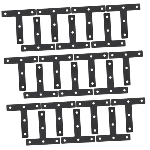 Amosfun 20 Stück Teiliges T förmiges Regalwinkel Kaltgewalztem Stahl Flache Möbel verbindungsplatten für Stabile Möbelreparatur und Vielseitige Befestigung von Möbeln Stühlen Tischen von Amosfun