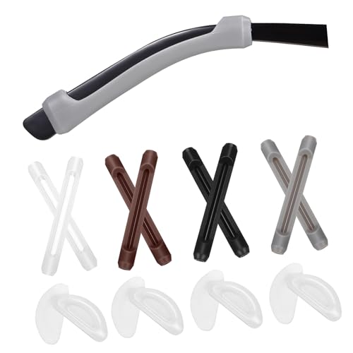 Amosfun 24 Paare D Förmige Weiche Nasenpads für Brillen und Sonnenbrillen Transparent rutschfest mit Starkem Kleber Passend für Kunststoff und Metallfassungen Farbige Brillenbügel Amosfun 24 Paare D Förmige Weiche Nasenpads für Brillen und Sonnenbrillen Transparent rutschfest mit Starkem Kleber Passend für Kunststoff und Metallfassungen Farbige Brillenbügel von Amosfun