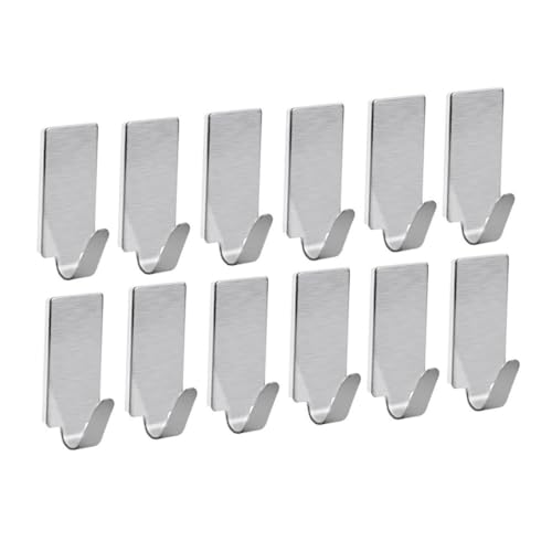 Amosfun 24 Stück Wandhaken Selbstklebende Handtuchhaken ohne Bohren Multifunktionale Garderobenhaken für Badezimmer und Küche Rostfrei und Amosfun 24 Stück Wandhaken Selbstklebende Handtuchhaken ohne Bohren Multifunktionale Garderobenhaken für Badezimmer und Küche Rostfrei und von Amosfun