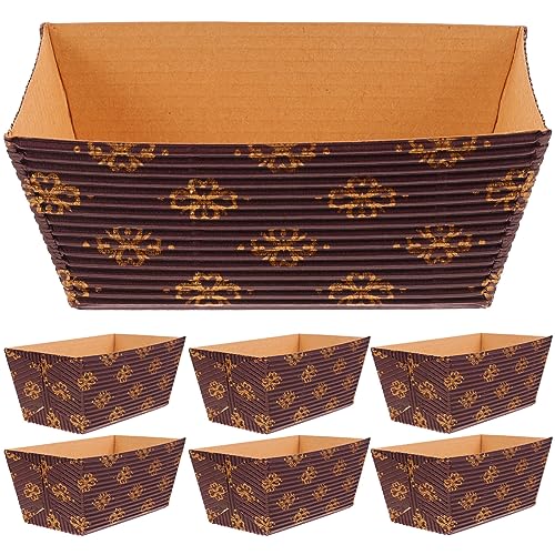 Amosfun 25 Stück Papier-laibformen Backpapier Brotformen Hitzebeständige Papierschalen Einfaches Design Für Die Heimbäckerei Amosfun 25 Stück Papier-laibformen Backpapier Brotformen Hitzebeständige Papierschalen Einfaches Design Für Die Heimbäckerei von Amosfun