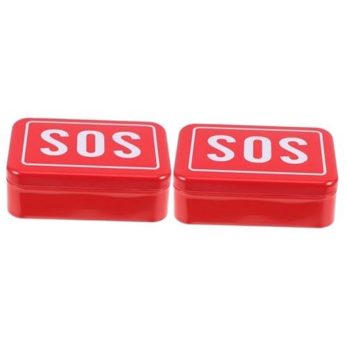 Amosfun 2St Dose aus Weißblech erste-hilfe-set medizinschrank Medizinische Notfallbox Medizinbox für Outdoor-Aktivitäten Medizinkoffer aus Metall tragbarer Medizinkoffer Fall rot Amosfun 2St Dose aus Weißblech erste-hilfe-set medizinschrank Medizinische Notfallbox Medizinbox für Outdoor-Aktivitäten Medizinkoffer aus Metall tragbarer Medizinkoffer Fall rot von Amosfun