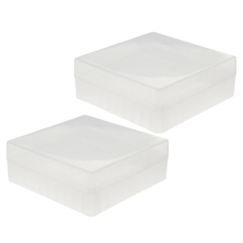 Amosfun 2er-Packung Gefrierröhrenbox Lagerbehälter Wanne Kleiner Röhrchenständer Testrohrregal Rohrhalter Aus Kunststoff Fläschchenhalter Rohrgestell Transparent Pp von Amosfun