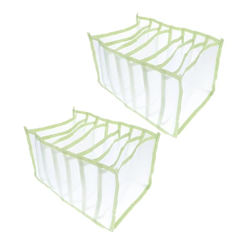 Amosfun 2er-pack Mesh-kleider-organizer Hosen-trennbox Unterwäschebehälter Kleidungsbox mit Mehreren Fächern Zur Einfachen Aufbewahrung Amosfun 2er-pack Mesh-kleider-organizer Hosen-trennbox Unterwäschebehälter Kleidungsbox mit Mehreren Fächern Zur Einfachen Aufbewahrung von Amosfun