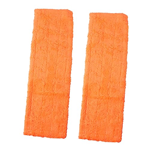 Amosfun 2st Wischmopp Wischtuch Flachmopp Mit Waschbarem Pad Wischpad Sprühmopp Wischzubehör Handtücher Mopp Nachfüllen Wachsmopp Generische Nassnachfüllung Moop Wischkopf Sauber Boden von Amosfun
