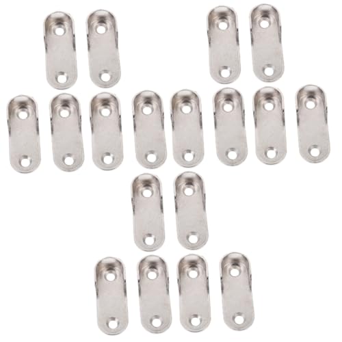 Amosfun 3 Sätze Kleiderstangenhalterung Verstärkter Zinklegierungs Flansch Für Kleiderschrank Rostfrei Und Installieren Für Garderobe Und Badezimmer 6 Stück * 3 von Amosfun
