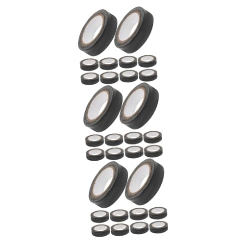 Amosfun 3 Sätze Pvc Isolierband Elektriker Klebeband Schwarz Hitze Und Flammresistent Hohe Isolierung Für Kabelreparatur Und Elektrische Isolierung Innen Und Außen 10 Rollen * 3 von Amosfun
