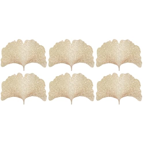 Amosfun 3 Sätze Tischset rutschfeste Matte Rund Gewebte Untersetzer Klare Tischsets Tischplatte Süßes Tablett Hochzeitsdeko Hochzeitsdeco Untersetzer Trinken Platzdeckchen PVC 2 Stück * 3 von Amosfun