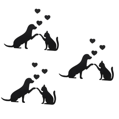 Amosfun 3 Sätze Wandaufkleber „love Cats and Dogs“. Wanddekoration Für Schlafzimmer Spiegel-wand- -aufkleber Wandtattoos Selber Machen Spiegel Aufkleber Spiegel-wandtattoo Black Acryl Amosfun 3 Sätze Wandaufkleber „love Cats and Dogs“. Wanddekoration Für Schlafzimmer Spiegel-wand- -aufkleber Wandtattoos Selber Machen Spiegel Aufkleber Spiegel-wandtattoo Black Acryl von Amosfun